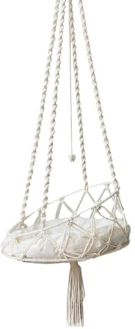 Cat Hammock With Removable Cushion - Indoor Swing Bed for Sleeping, Playing, Climbing, and Lounging