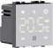 IXTRIMA termostato da incasso modulo programmabile 2P 240V display touch retroilluminato colore bianco compatibile su supporti Bticino Matix