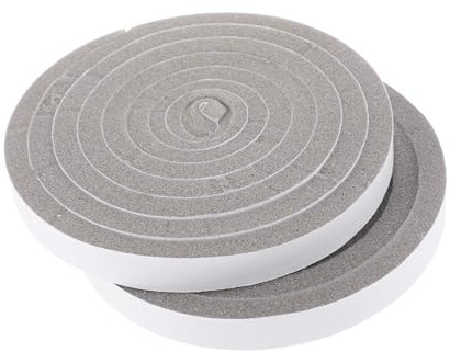 Vaguelly Türrahmen Dichtungsstreifen Aus Schwamm 2 Rollen Selbstklebend Schallschutzband Für Fenster Und Haustüren Fensterdichtung Windschutz Geräuschreduzierung