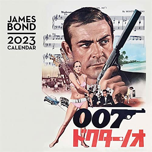 James Bond Kalender 2023 Offizieller Kalender 2023, 12 Monate, original englische Ausführung.
