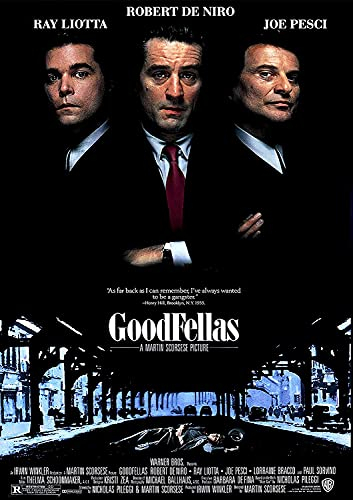 Generic GoodFellas Classic Vintage 80's Movie Poster Art, Glossy Poster, 21 x 29.7 cm, Unframed, Indoor, Living Room, Bedroom, Classroom, Dining Room, Dormitory, Home Office, Kids Room