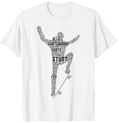 Skateboard Stunt Retro Skater Jungen Männer T-Shirt