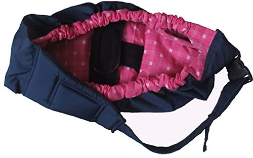 WPHH Babytrage Swaddle Babytragetuch, Säuglings Still Stillhülle, Weiche Und Bequeme Baumwoll Front Tragetasche Kindertrage,Rot