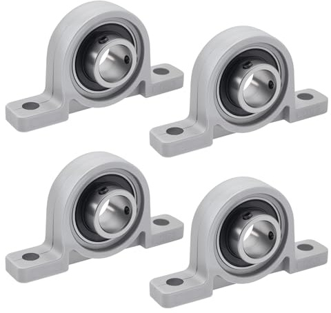 4 Stück Gehäuselager Vertikale Stehlager Lagerbock Kugellager Lagerbock Welle Gehäuselager Wellenlager für Achse Welle Maschine,3D Drucker (15mm Innendurchmesser)