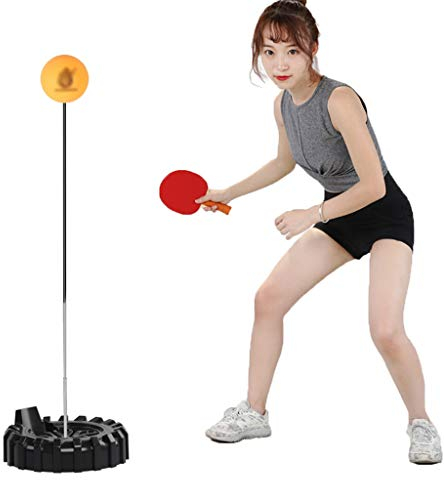 Table Tennis Trainer, with Elastic Soft Shaft Ping Pong Training Tools, for Children Indoor or Outdoor Play, The Gospel of Computer Workers