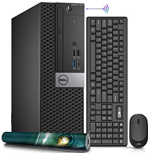Dell OptiPlex 7050 Desktop Computers PC,Intel Core i7-6700 3.4GHz,16GB RAM, 512GB M.2 NVMe SSD+2TB HDD,Intel AX200 Built-in WiFi 6, BT 5.2, HDMI, Windows 11 Pro (Renewed)