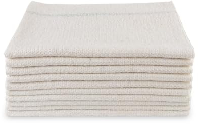 Hypafol Scheuertuch 60x70cm 10 Stück | Bodentuch, mühelose Reinigung |vielseitig verwendbare Putzlappen, hohe Saugkraft, Waschmaschinengeeignet, weiß | Nadelvliestuch für verschmutzte Oberflächen (10)