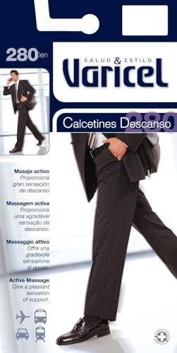 CALCETÍN 280 Compresión 16/20 mmHg (AZUL MARINO, L)