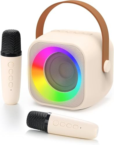 Regali per bambini di 5 6 7 8 9 10 anni - Macchine per altoparlanti karaoke con 1 microfono - Mini macchina per karaoke regali di compleanno per 5-12 anni