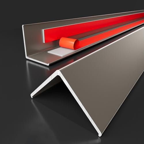 Winkelprofil Länge: 120CM*2 Stück Kantenschutz Selbstklebend Abschlußprofil Anfahrschutz For Die Wand, Einfache Montage Kantenschutz For Kindersicherheit(Lilagold,Breite: 36 mm)