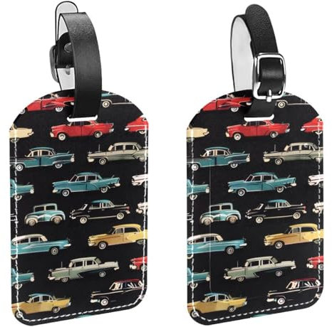 Gepäckanhänger fürs Auto, Gepäckanhänger, Koffer-ID-Tags, Handtaschenanhänger, Gepäckanhänger, Kofferanhänger, 2 Stück