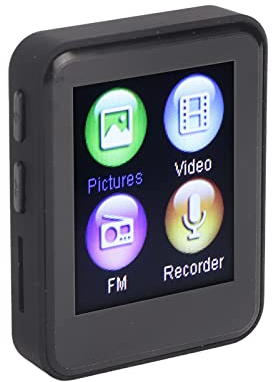 64GB Expandable MP3 Player with Bluetooth 5.0 Transmitter 1.77 TFT Screen HiFi Sound E-Book & Video Player for Gym Running Walking