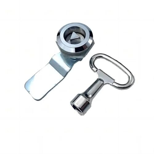 Zinc Alloy MS705-18 Triangle/Quadrate/Airfoil Electric Cabinet Lock Electric Meter Box Latch Cam Drawer Quality Lock(3sets-quadrate-H25)