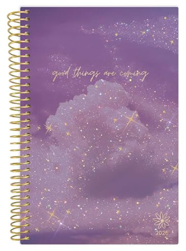 bloom daily planners 2026 Pocket Planner - 4” x 6” - (January 2026 - December 2026) - MINI Weekly/Monthly Agenda Organizer & Calendar Book - Good Things Are Coming