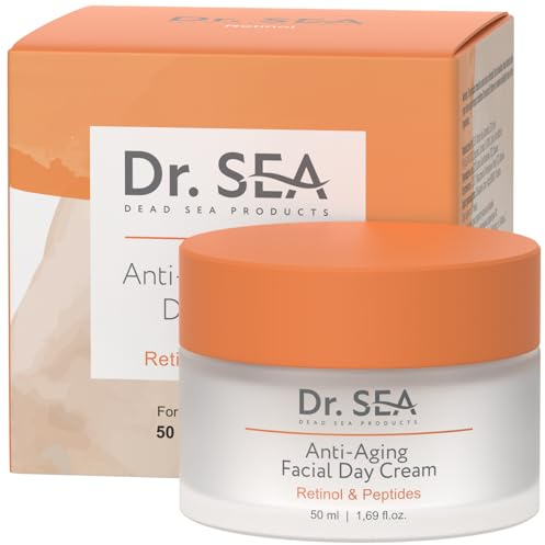 DR. SEA - Anti-Åldrande Dagkräm för Ansiktet - Retinol & Peptider - Återfuktning & Fasthet - Döda Havets Mineraler - 50 ml