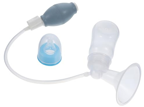 Milisten Extractor Manual de Leche Materna Portátil para Madres Primerizas Silicona y PP, Seguro y Conveniente para Uso Exterior como Obsequio para Bebés