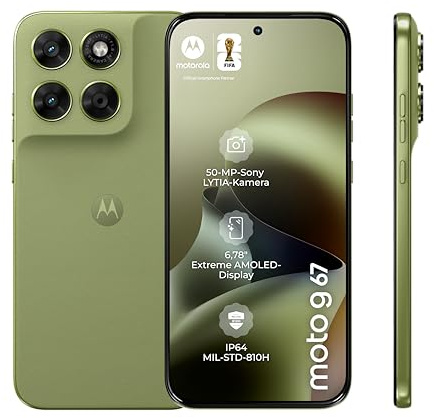 Motorola Moto g67 5G Smartphone 50-MP-Kamera 4-128 GB Nile