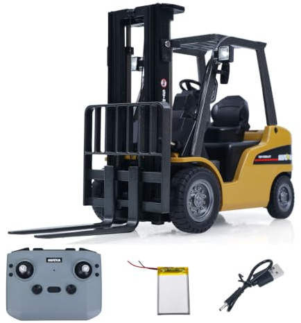 HUINA Carrello elevatore radiocomandato in scala 1:50 con mandrino filettato 9925