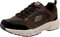 Skechers Oak Canyon, Zapatillas Hombre, Chocolate Leather Pu Mesh Black Trim, 39.5 EU