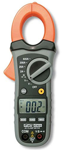 HT4010 Pinza Amperometrica Tester Digitale Led per misure di corrente fino a 600A CAT III HP004010