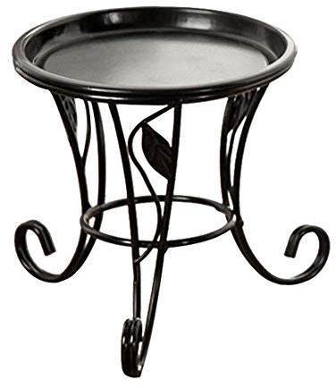 Soporte para macetas de metal de perfecti, pequeño soporte para flores, taburete de hierro, soporte para macetas, estante de metal con flores, estanterías para interior y exterior