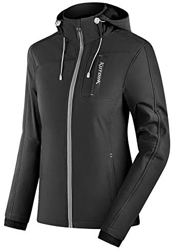 KUTOOK Lady's Lightweight Mountaineering Suit Andas, Varm, Vikbar, Vindtät och Hydrofob Utomhussport Svart XXL