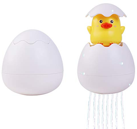 Easter Eggs Basket Stuffers,Baby Bath Toys for Toddlers 1-3 Old Years,Sensory Toys Kids Bathtub Hatching Swimming Pool Bath Toy Gifts for Infants Boys Girls Bithday Water Gun (Ducks)