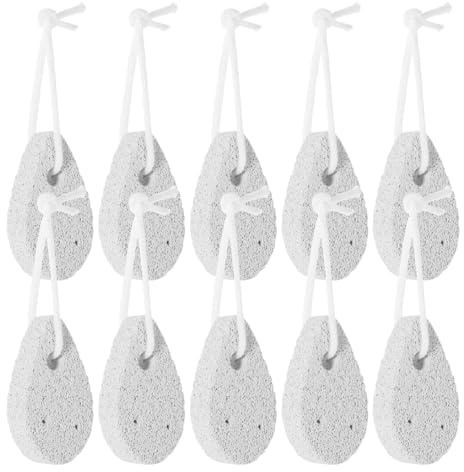 POPETPOP 10pcs Pet Teeth Grinding Mineral Lava Stone Chew Toy for Hamster, Rabbit, Chinchilla, Guinea Pig, Small Animals, Assorted style