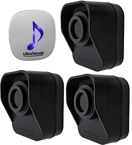 DA-600, Wireless Driveway Alert/Alarm, with 3 PIR's, 400 Meter Range, Battery Powered, Quick and easy to install, Fully Expandable, Fully Weatherproof, Full UK Support