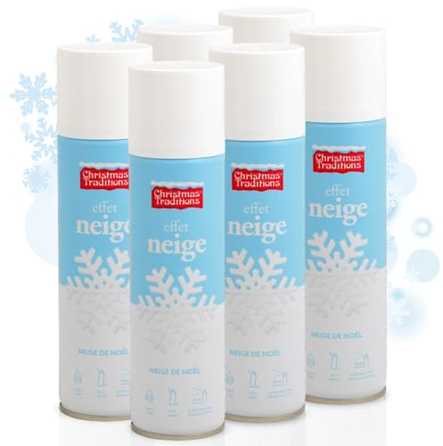 Schneespray Kunstschnee Sprühschnee Dekoschnee Schnee Dekoration 6 x 250ml