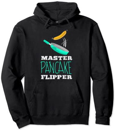 Cute Master Pancake Flipper | Funny Pan Flat Cake Chef Gift Pullover Hoodie