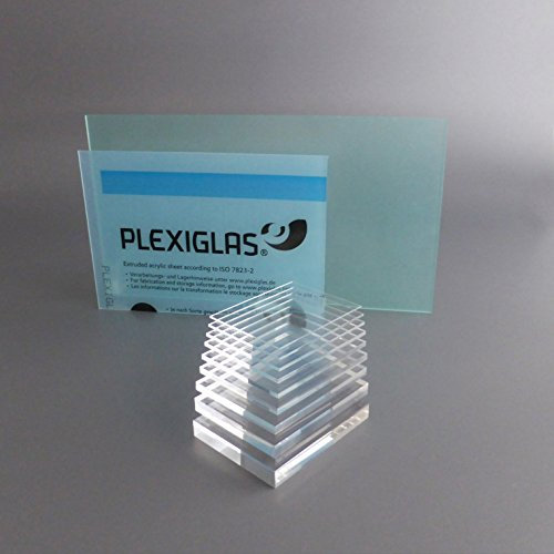 LOBOTEC - PLEXIGLAS® / Acrylglas Zuschnitt 2-20 mm, Plexiglasscheibe glasklar, hochwertige Platte nach Maß, Zuschnitte verschiedene Größe, (6 mm, 1000 x 500 mm)