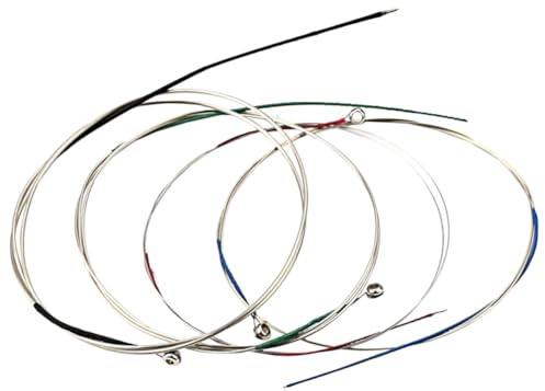 Toyvian Ersatz-bratschensaiten Satz Professionelle Zubehör für Musikinstrumente Bratschenteile Ersatz-bratschensaiten mit Standardspannung