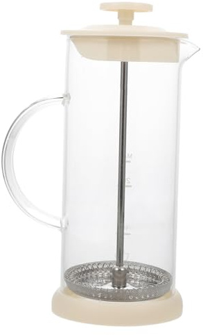 Zerodeko Manual Milk Frother Handheld Milk Frothing Pitcher Stainless Steel Frother Maker for Cappuccino Latte Mocha Comfortable Grip Handle Portable for Home Travel Picnic Party