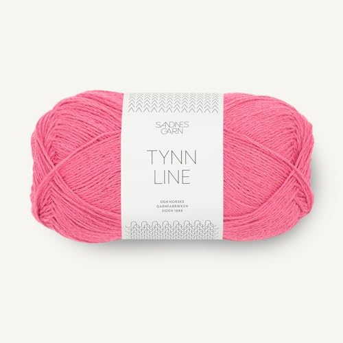 SANDNES GARN Tynn Line - Farbe: Bubblegum Pink (4315) - 50 g/ca. 220 m Wolle