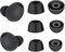 umvowuxa Almohadillas de repuesto de silicona compatibles con Samsung Galaxy Buds 2 Pro, accesorios de repuesto S/M/L, duraderos y cómodos, resistentes al agua y al sudor (negro)