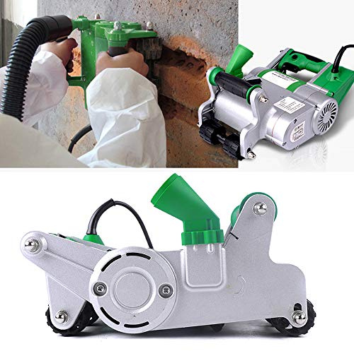 Elektrischer Mauernutfräser 1100W Schlitzmaschine 2000U/min Wandschlitzmaschine 220V Zerspanungstiefe bis 30 mm mit Tragebox Kann an der Wand Aufgehängt Werden für Voll/Hohlziegelwänden Geeignet
