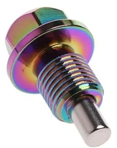 Generisch M12 M14 M16 M20 * 1,5/1,25 MM Neo Chrom Aluminium Magnetische Ölablassschraube Ölwanne Ablassschraube Mutter Automobil Allgemeines Zubehör(M12x1.75)