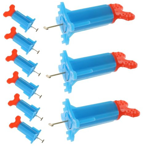 CANIGHT Kit Di 20 Distanziali Per Piastrelle Strumenti Di Livellamento Riutilizzabili Perno A T in Acciaio Per Installazione A Parete E Pavimento