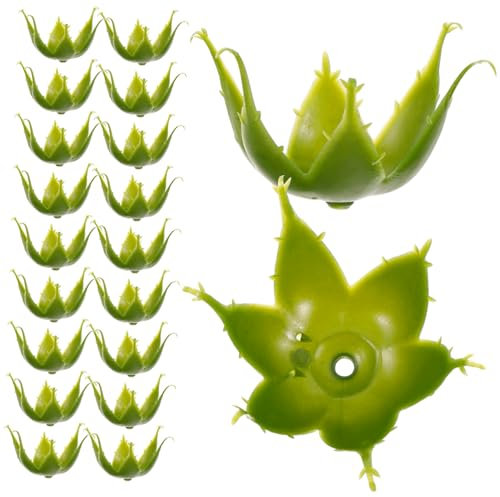 COOPHYA 100stücke Künstliche Blumenkelche Aus Kunststoff Grüne Kelchblätter Für DIY Materialien Für Selbstgemachte Blumen Zubehör Für Künstliche Blumen