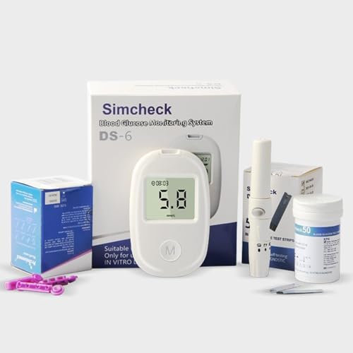 Appareil GlycéMie, Glucometre Pour GlycéMie Minimalement Invasif, Lecteur GlycéMie Portable, Mesure Rapide De 5-8 Secondes, Convient Pour Un Usage Domestique Et ExtéRieur.