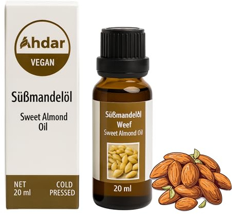 Reines Ätherisches Öl – Naturrein & Ohne Zusätze – Premium Qualität für Aromatherapie, Diffuser, Massage & Wellness (Süßmandelöl)