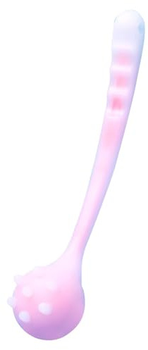 1 martillo de masaje manual de espalda, de silicona, largo, for cuerpo, piernas, brazos, espalda, for casa, oficina y gimnasio.(Pink)