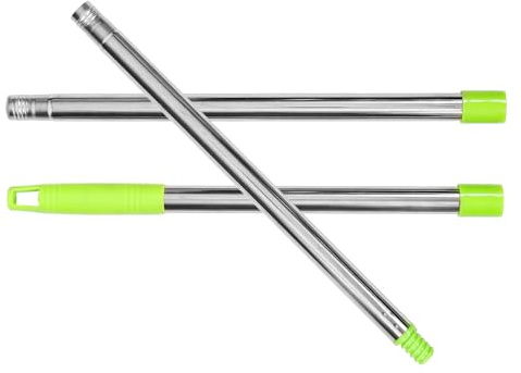 Healeved Moppstiel Ersatz Verstellbar mit Gewinde Robuster Metallgriff für Bodenreinigung Komfortabler Haltegriff Praktischer Teleskop moppstiel für Schwer Erreichbare Stellen Einsetzbar