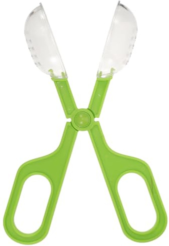 FIXOSHEE Outil de Nettoyage Multifonction pour Reptiles et Poissons en Plastique Vert Clair, Pince Fiable pour Alimentation et Nettoyage Terrarium
