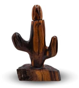 IECAP LLC Ironwood Pepper Grinder – Manual Spice Grinder, Wooden Pepper Mill Grinder, Chiltepin Pepper (Cactus)