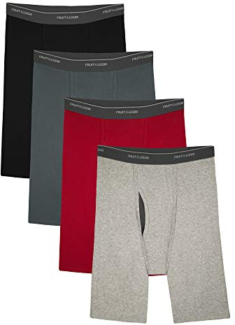 Fruit of the Loom Men's CoolZone Boxer Briefs, long Leg - Assorted Colors, XX-Large