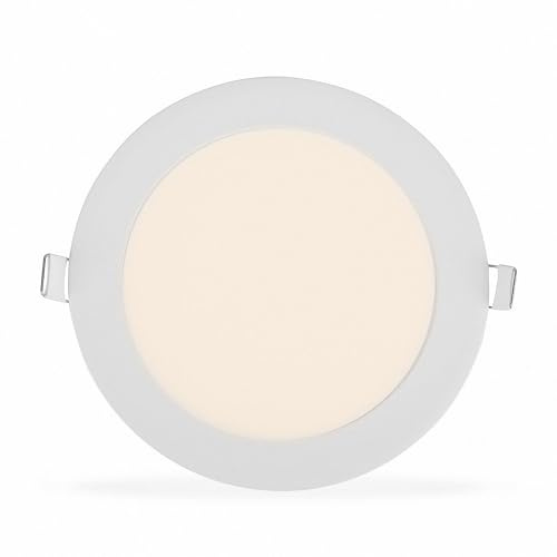 Mextronic LED einbau Panel dimmbar Rund LED Einbau Panel TAVO rund Warmweiß 1200LM 15W (W) dimmbar Ø 155mm
