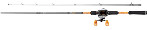 Abu Garcia MAX STX Casting Fishing Combo, Unisex, Gris/Naranja, 1.98 m |10-40 g
