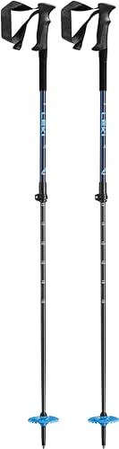 LEKI Kinder Guide Lite Skistöcke, Denimblue-darkblue-Cyan, 90-120cm